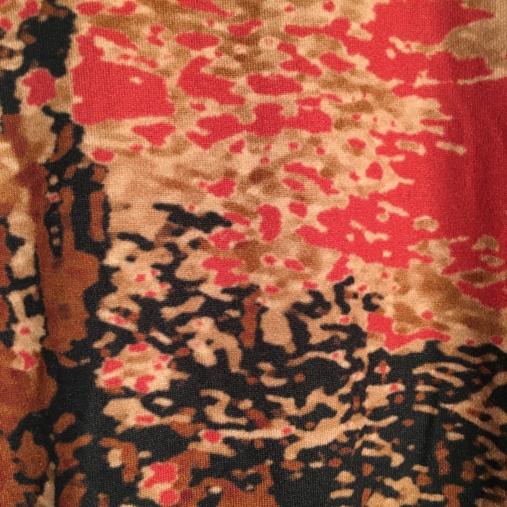 Threadless Abstract Forest Design Leggings - Picture 3 of 4